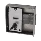 Furniture lock D204 with key and 50mm left-hand faceplate / Pc