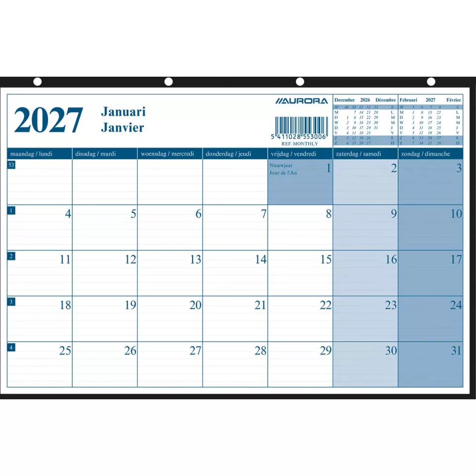 Aurora Monthly, 2027