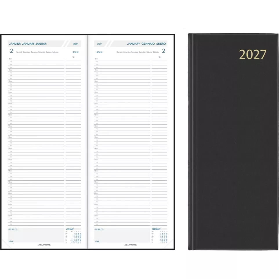 Aurora Longo LA411 Linnen, zwart, 2027