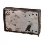 Serrure Normande D6 avec clé 60mm droite / Pce