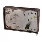 Serrure Normande D6 avec clé 40mm droite / Pce