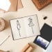 Oxford "Sketchbook" carnet de dessin, 96 feuilles, 100 g/m², ft A4, noir