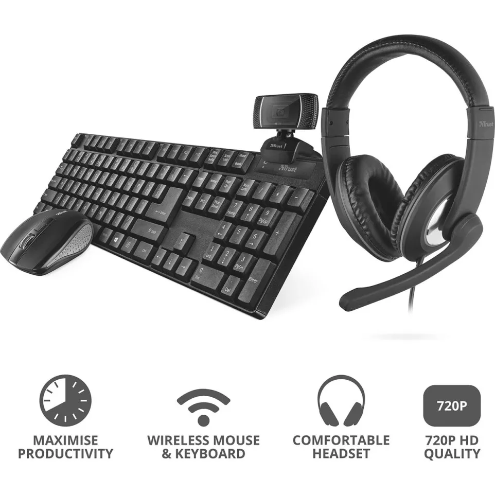 Trust Qoby 4-in-1 Home Office Set...