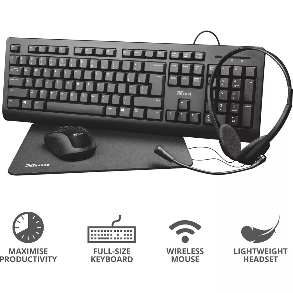 Trust Primo 4-in-1 Home Office Set...