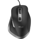 Trust Fyda Comfort Wired Mouse Black