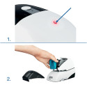 Rapid agrafeuse electrique R5080e, 80 feuilles, blanc/noir