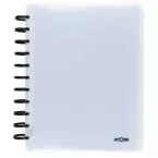 Atoma document wallet A4 polypropylene with 100 pockets assorted colors