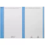Elba 8-Tab Index Labels, Sheet of 2x27 Labels, Pack of 270 Labels, Blue