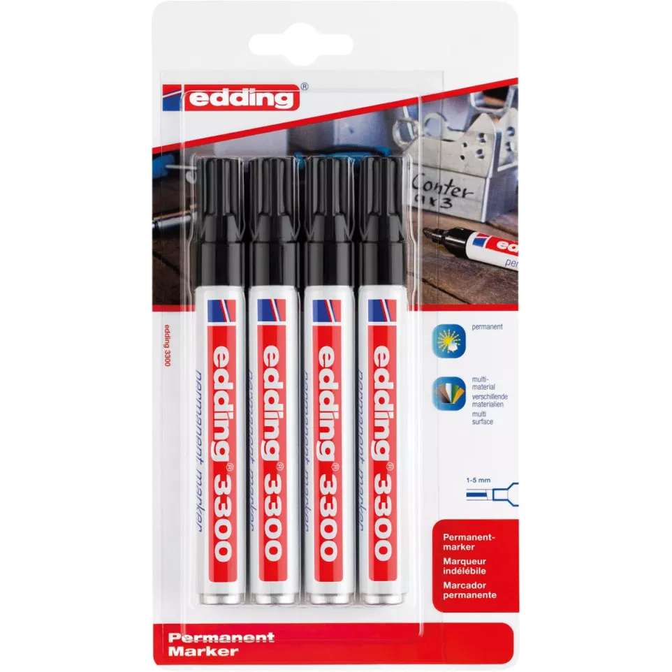 Edding permanent marker 3300 blister...