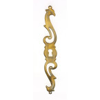 N16 Brass Vertical Keyhole...