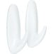 Command Medium Water-Resistant Hooks, White, 1.4 kg Capacity, Pack of 2
