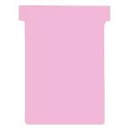 Nobo T-Card Index 3 Cards 120 x 92 mm Pink