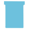 Nobo T-kaarten index 3, ft 120 x 92 mm, lichtblauw, pak met 100 stuks