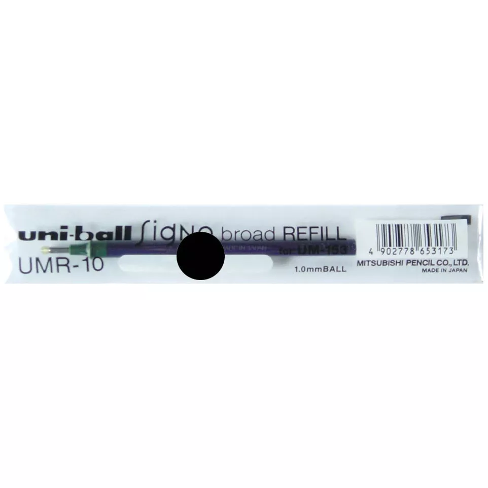Uni-ball recharges Signo Broad, noir