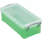 Really Useful Box 9L Green Transparent Storage Box