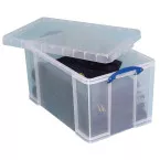 Really Useful Box boîte de rangement 84 l, transparent
