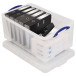 Really Useful Box 64 l, transparent, emballé individuellement en carton