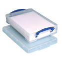 Really Useful Box boîte de rangement 4 l, transparent