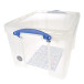 Really Useful Box 35 liter, transparant, per stuk verpakt in karton