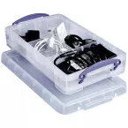 Really Useful Box boîte de rangement 2,5 l, transparent