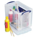 Really Useful Box 19 Litre Storage Box for Suspension Files Clear
