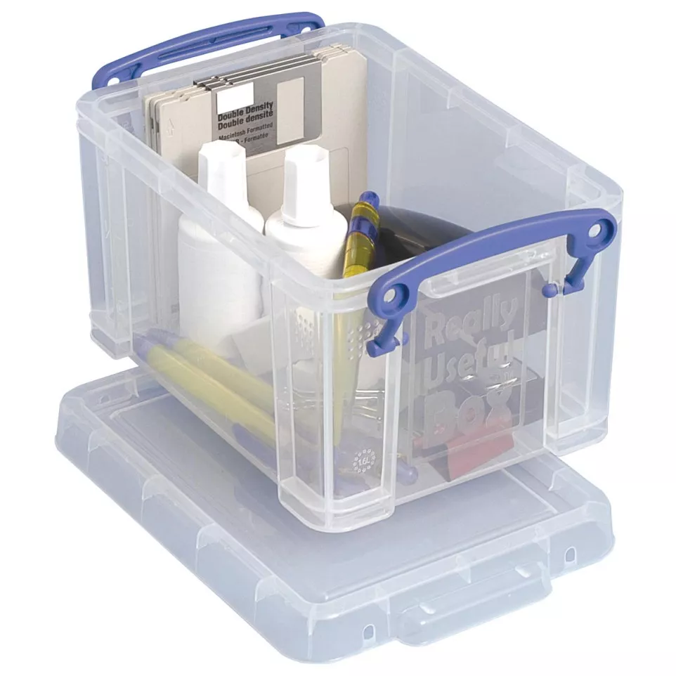 Really Useful Box 1.6 L Clear Storage...