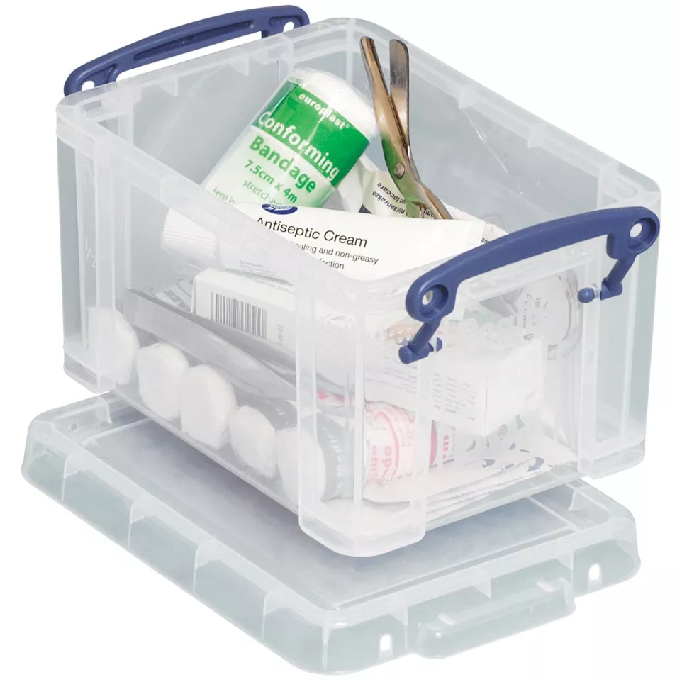 Really Useful Box 1.6 L Clear Storage...