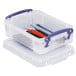 Really Useful Box 0.75 L Transparent Storage Box