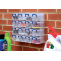 Really Useful Box Wall Cube with 16 x 0.3 Litre Clear Boxes