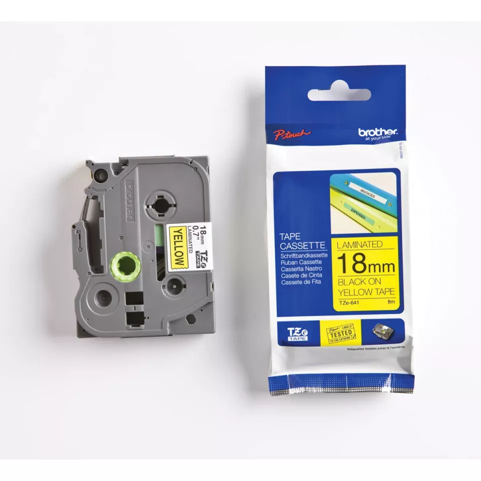 Brother TZe tape voor P-Touch 18 mm,...