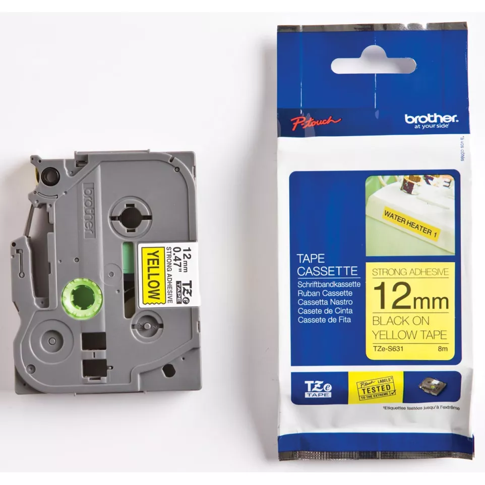 Brother TZe tape voor P-Touch 12 mm,...