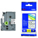 Brother TZe tape voor P-Touch 12 mm, zwart op transparant