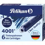 Pelikan 4001 Blue-Black Ink Cartridges TP6BZ