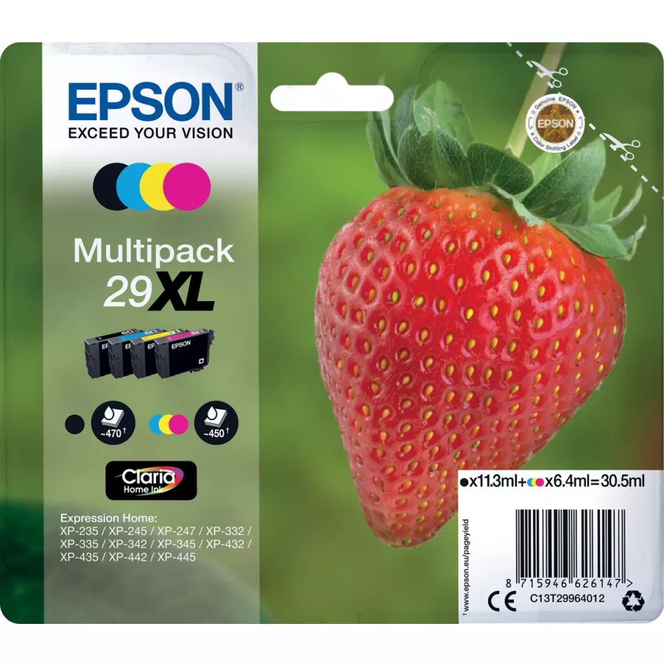 Epson inktcartridge 29XL, 450-470...
