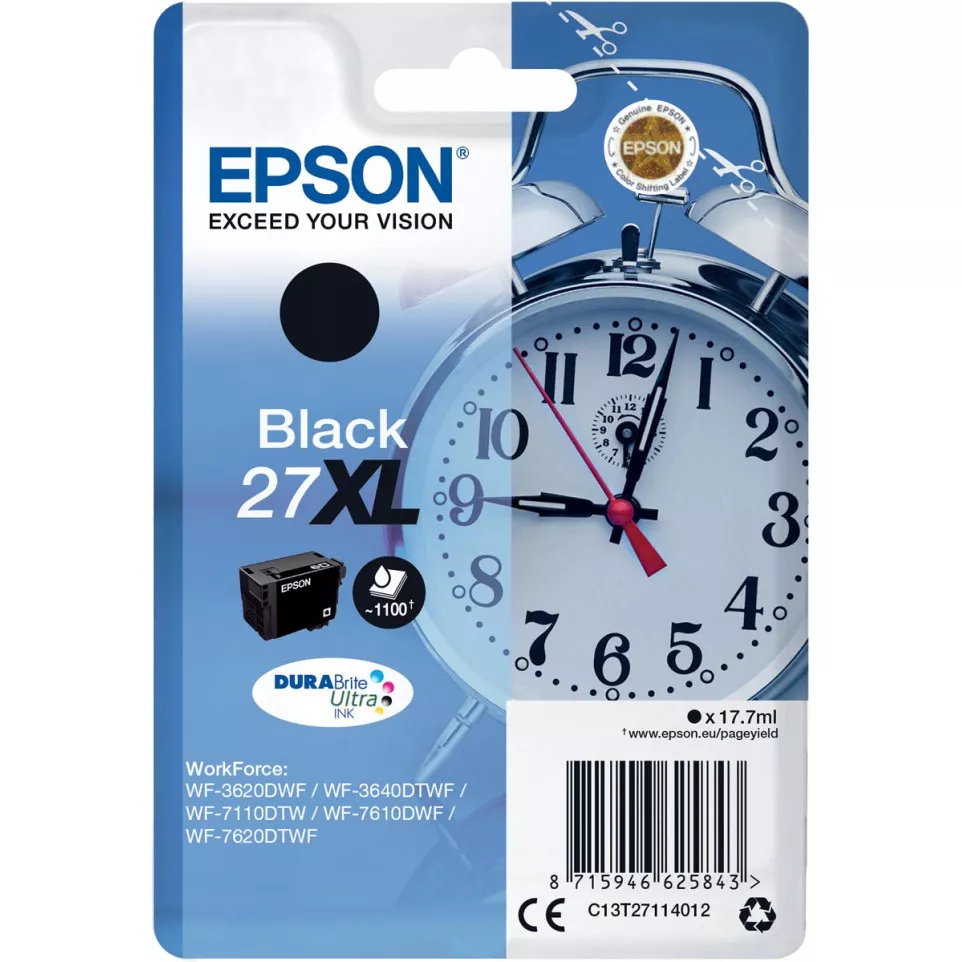 Epson cartouche d'encre 27XL, 1.100...