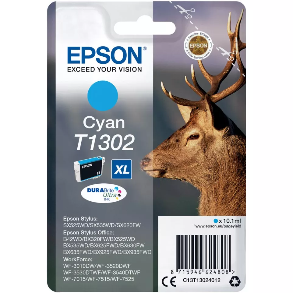 Epson T1302 Stag DURABrite Ultra Cyan...
