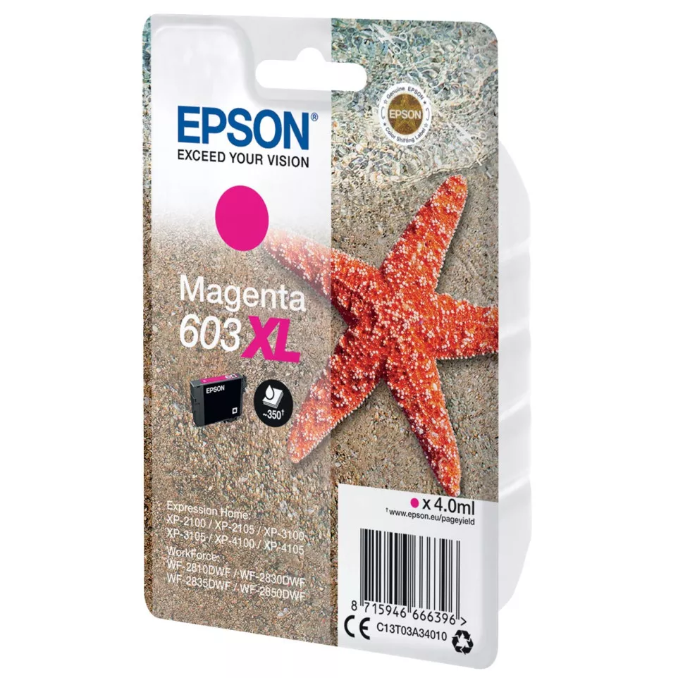 Epson inktcartridge 603 XL, 4 ml, OEM...