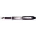 Uni-ball roller Jetstream noir, largeur de trait: 0,45 mm, écriture moyenne, bille 1 mm, grip en caout...