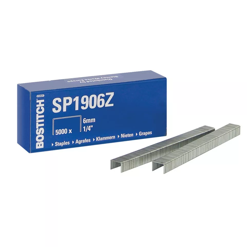 Bostitch SP1906E Staples, 6 mm, for...