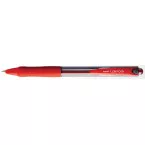 Uni Laknock SN100 Retractable Ballpoint Pen 1.0mm Medium Tip Red Line Width 0.4mm