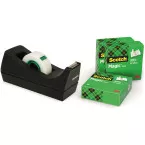 Scotch plakbandafroller zwart + 4 rollen