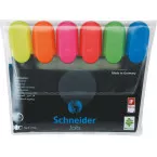 Schneider surligneur Job 150, etui de 6 pièces en couleurs assorties