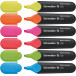 Schneider surligneur Job 150, etui de 6 pièces en couleurs assorties