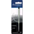 Waterman recharge pour stylo bille moyenne, noir, sous blister