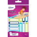 Avery Family mini naametiketten, ft 5 x 1 cm, blauw/groen, ophangbare etui met 30 etiketten