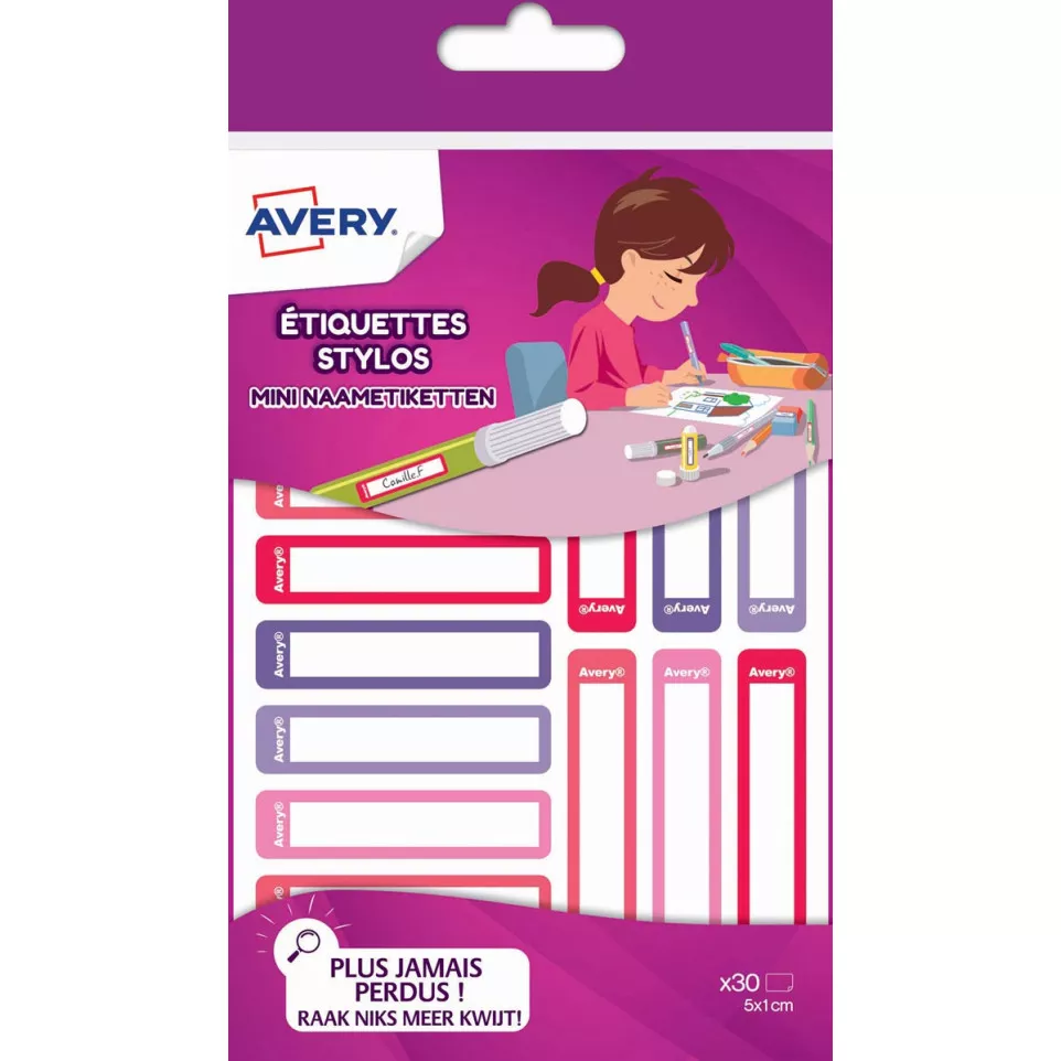 Avery Family mini naametiketten, ft 5...