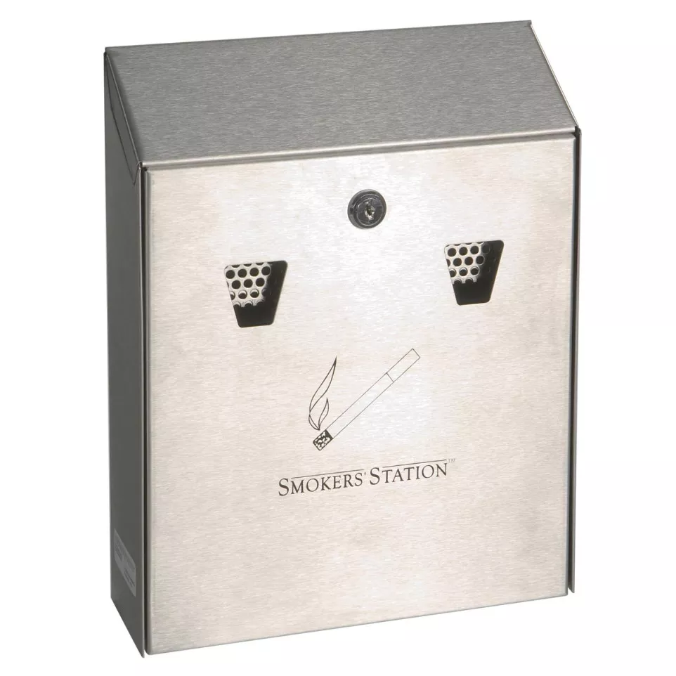 Rubbermaid Wall-Mounted Ashtray 25.4...