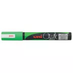 Uni-ball krijtmarker, ronde punt van 1,8  tot 2,5 mm, fluo groen
