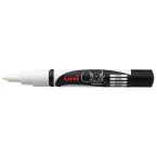 Uni-ball marqueur craie blanc, pointe ronde de 0,9-1,3 mm