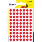 Avery PSA08R red marking dots 8mm 490 labels